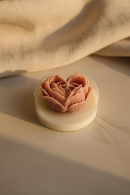 Świeca serce w pojemniku — naturalne składniki | Candle by Ann