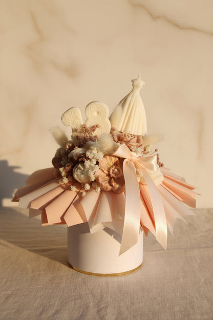 Świeca flower box na 18 urodziny — wyjątkowy prezent | Candle by Ann