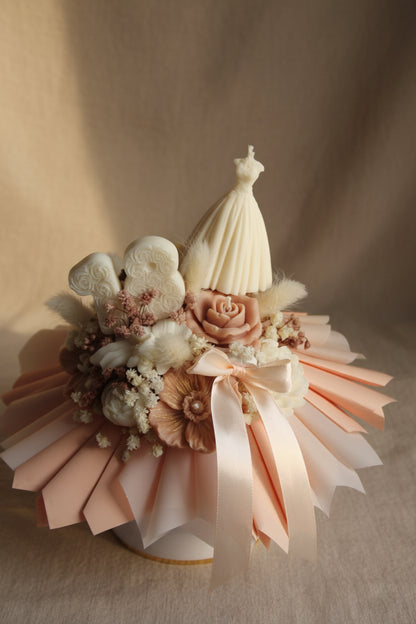 Świeca flower box na 18 urodziny — wyjątkowy prezent | Candle by Ann