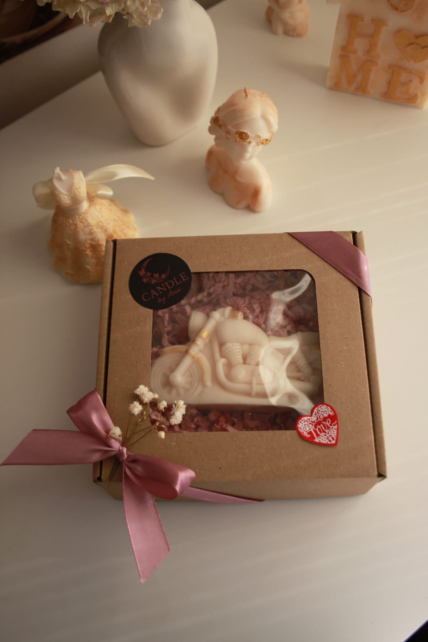 Świeca sojowa motor duży — wyjątkowy prezent dla niego | Candle by Ann