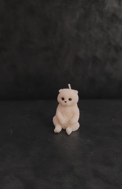Świeca sojowa piesek i kotki — prezent dla miłośników zwierząt | Candle by Ann