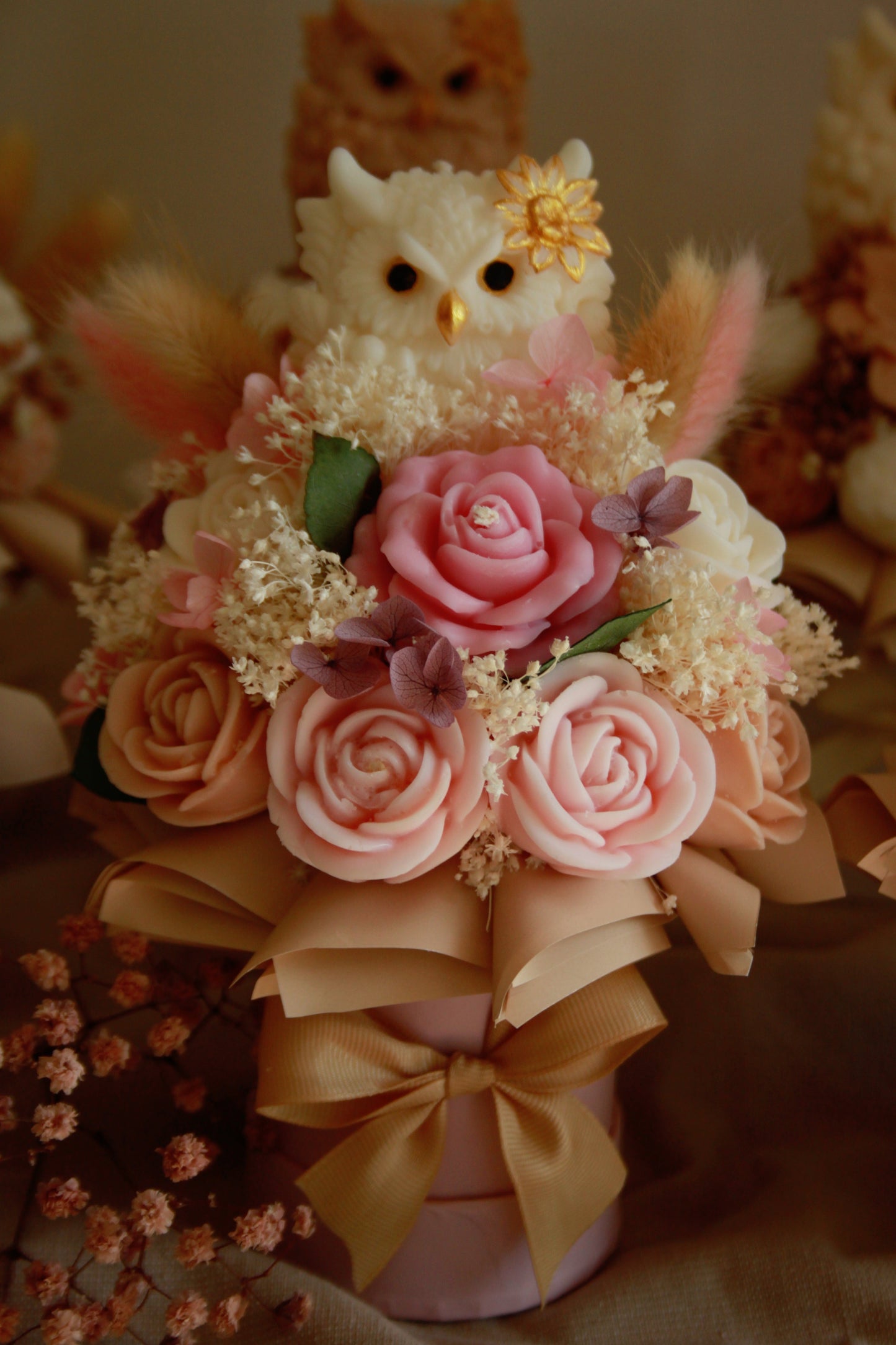 Chouette Fleurie – Flower Box z Sową