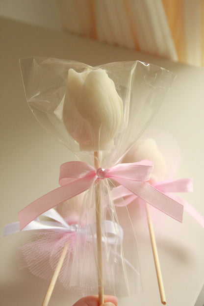 Tulipe świeca sojowa w kształcie tulipana – podziękowanie Candle by Ann